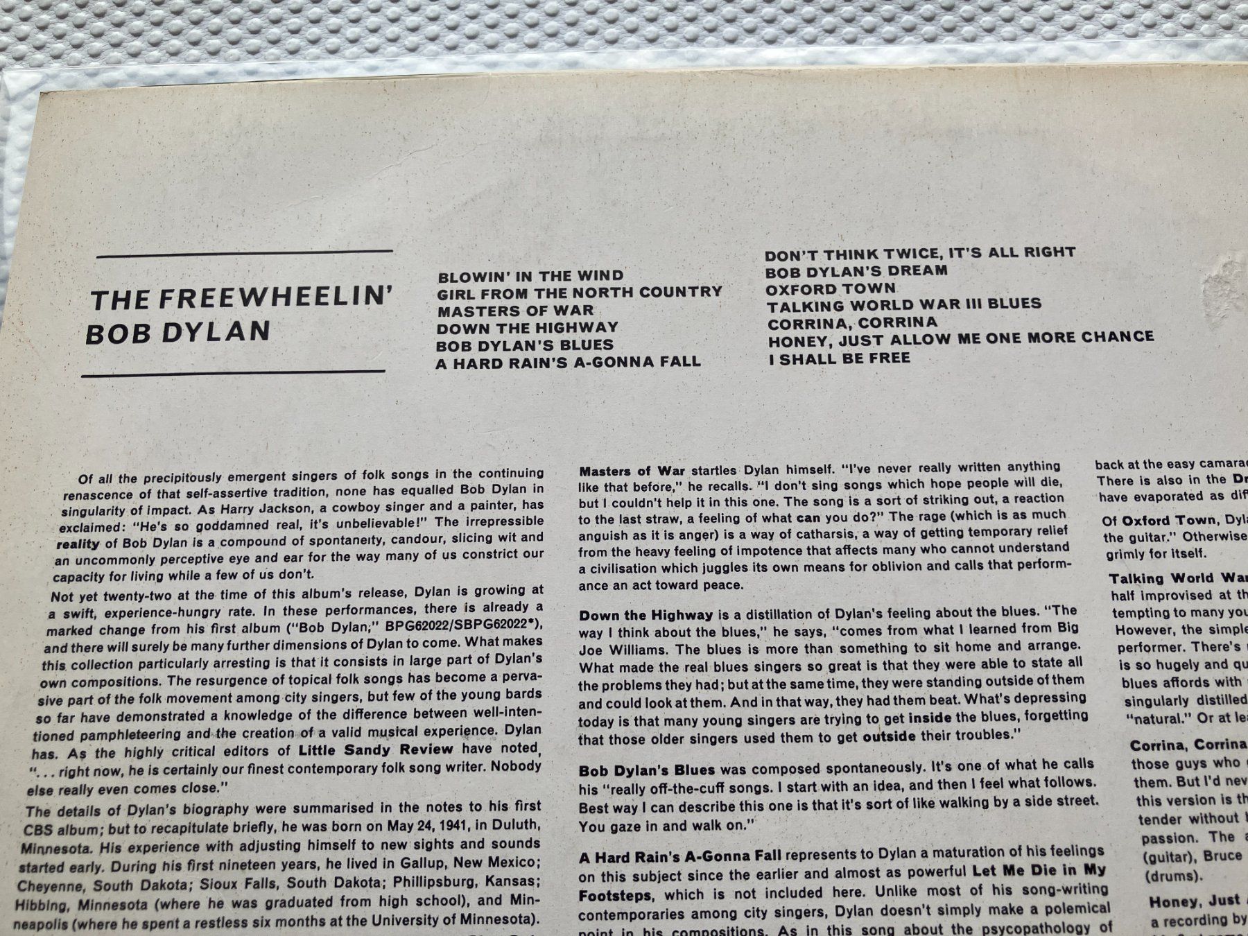 Dischi in vinile: Bob Dylan – Usato da Aarwangen venduto da Jukebox3 3