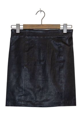 Selected Femme Leder-Rock - Gr. 36
