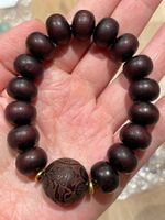 Herren-Armband aus natürlichem Sandelholz