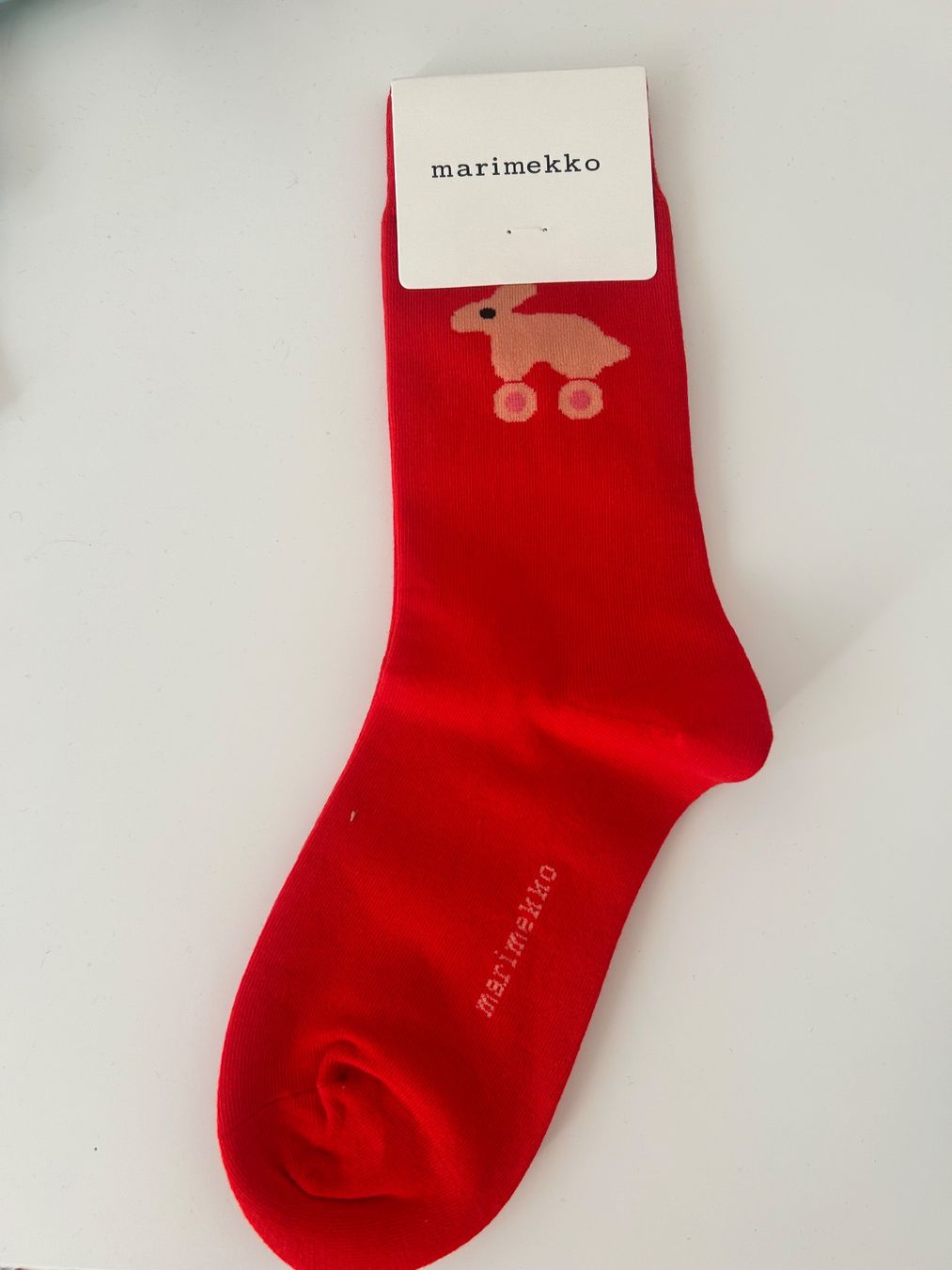 Calze: Marimekko socks pop-up flower print – Nuovo e nell'imballaggio originale da Zürich venduto da Ferienan
