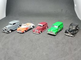 5 Modellautos HotWheels, Matchbox