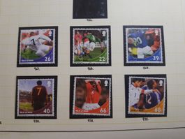 Timbres de foot - Collection Île de Man - Comme neuf!