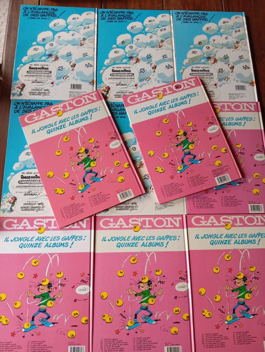 Comics: Lot 11x BD Gaston Lagaffe – Gebraucht aus Perrefitte von 36B 1