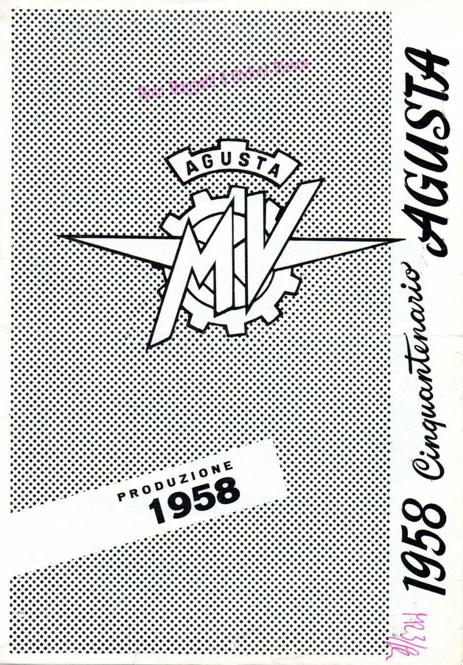 MV Agusta Strada: MV Agusta Modellprogramm 1958 - Originalprospekt – Usato da Malans GR venduto da Chueche427