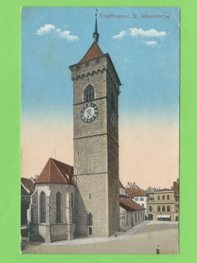 Cartoline postali: Schaffhausen: St. Johannkirche – Nuovo (secondo la descrizione) da Zürich venduto da t24_de
