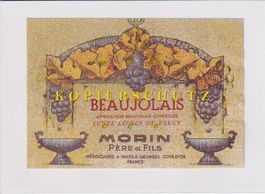Etikette für Wein - Beaujolais /bd