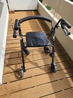 Gehhilfe mit Sitzfunktion schwarz guter Zustand - Rollator