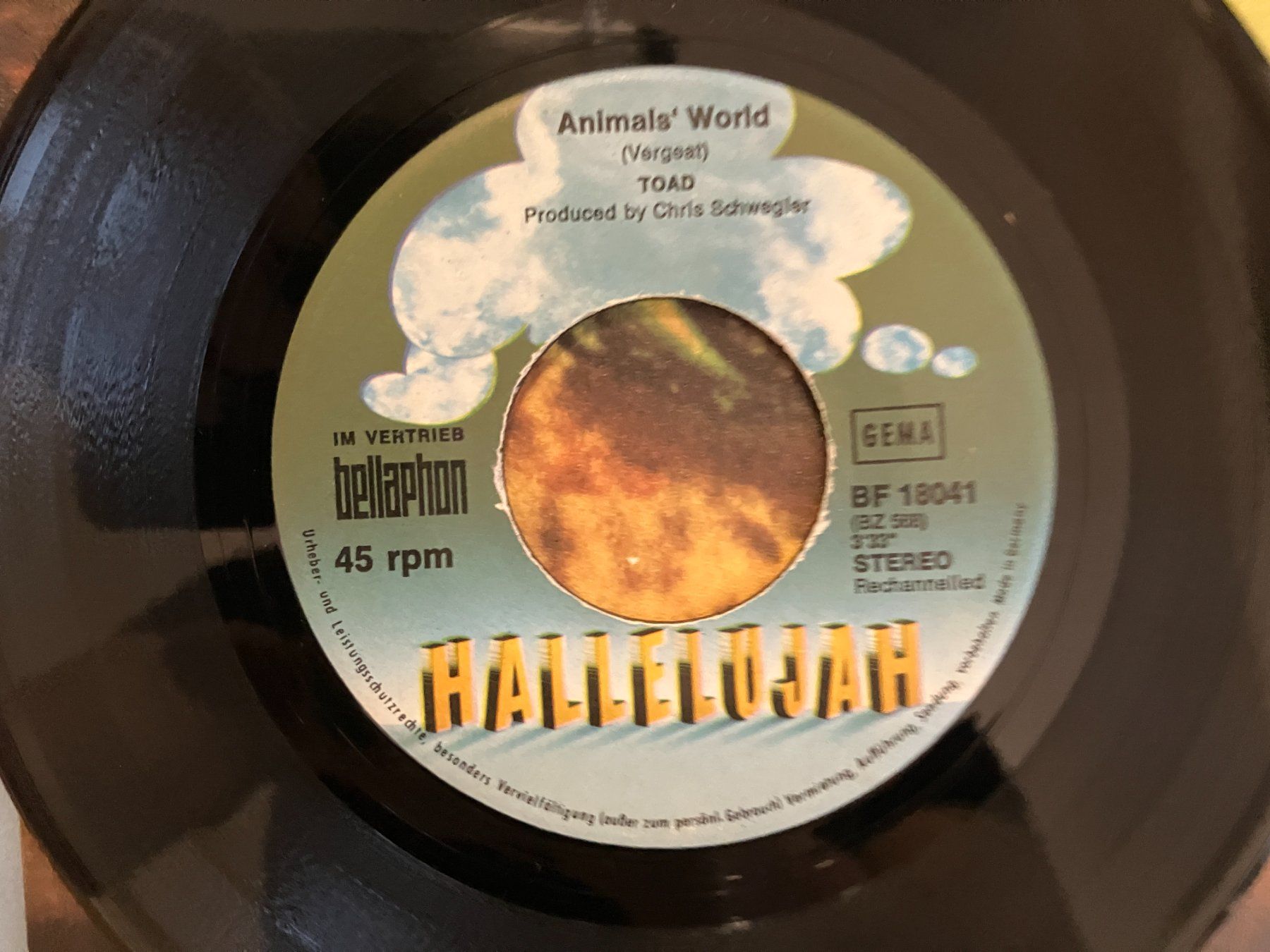Dischi in vinile: Toad – Usato da Aarwangen venduto da Jukebox3 6