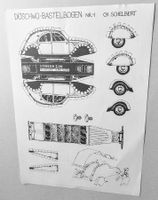 Citroën 2CV Döschwo-Bastelbogen Nr.1