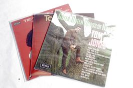 3x TOM JONES, 12", 33 RPM, gute Pressungen der Zeit