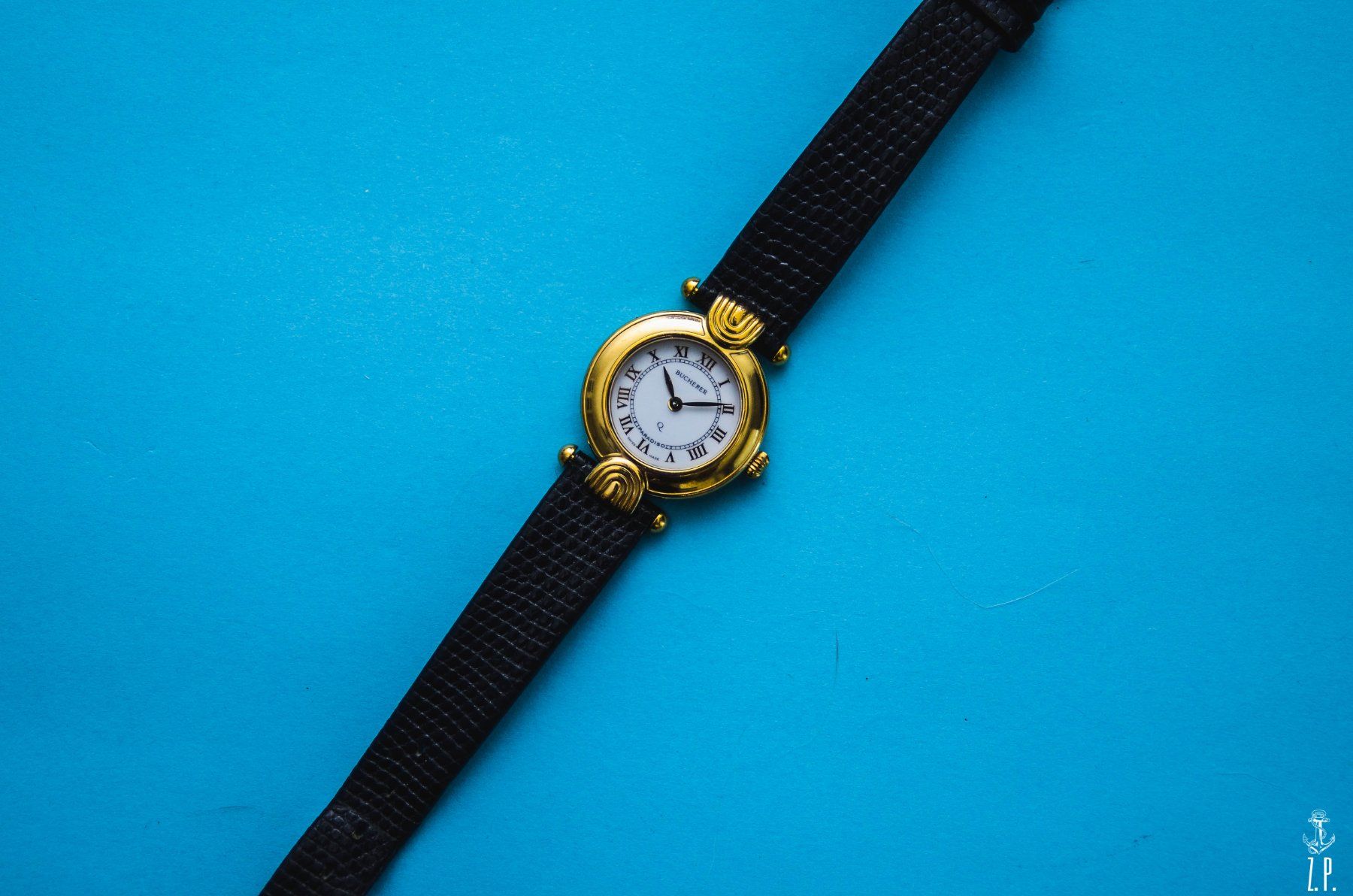 Bucherer Uhren: Bucherer Paradiso Ladies goldtone Quartz. – Defekt aus Boswil von ZPwatches 1