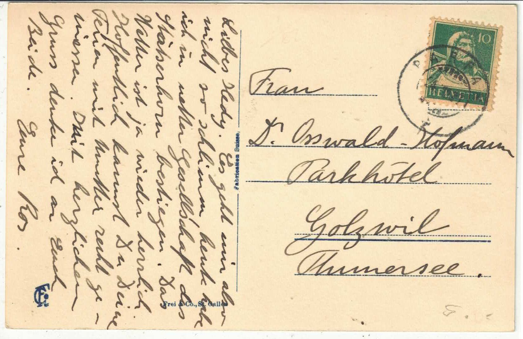 Cartes postales: Parpan - Generalansicht mit Kurhaus – D'occasion à Ettingen par Kartenplanet 1