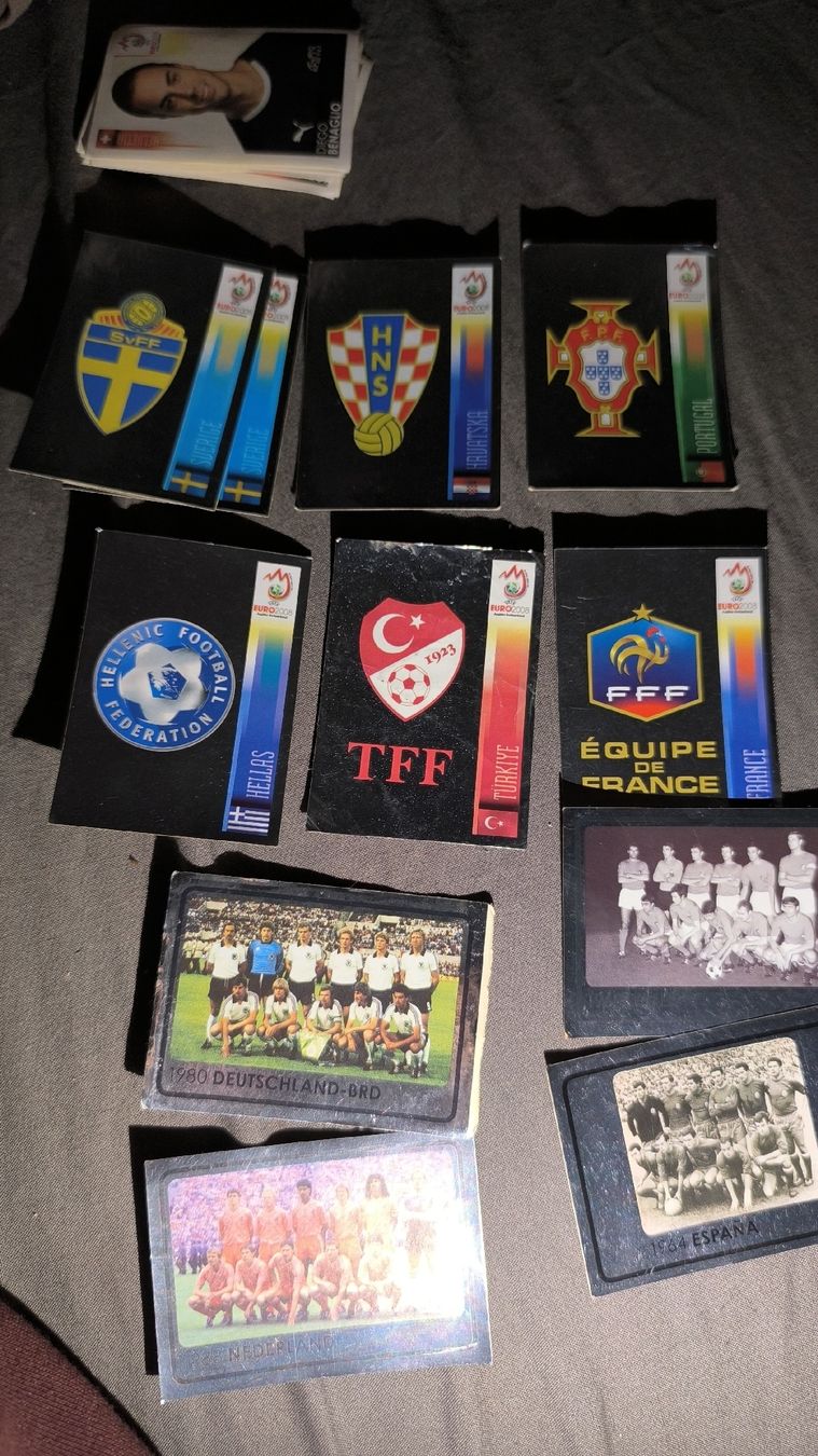 Panini Carte collezionabili: Panini EM 2008 Konvolut: Spieler & Glitzer Wappen – Nuovo (secondo la descrizione) da Ossingen venduto da kro_nrz6 2