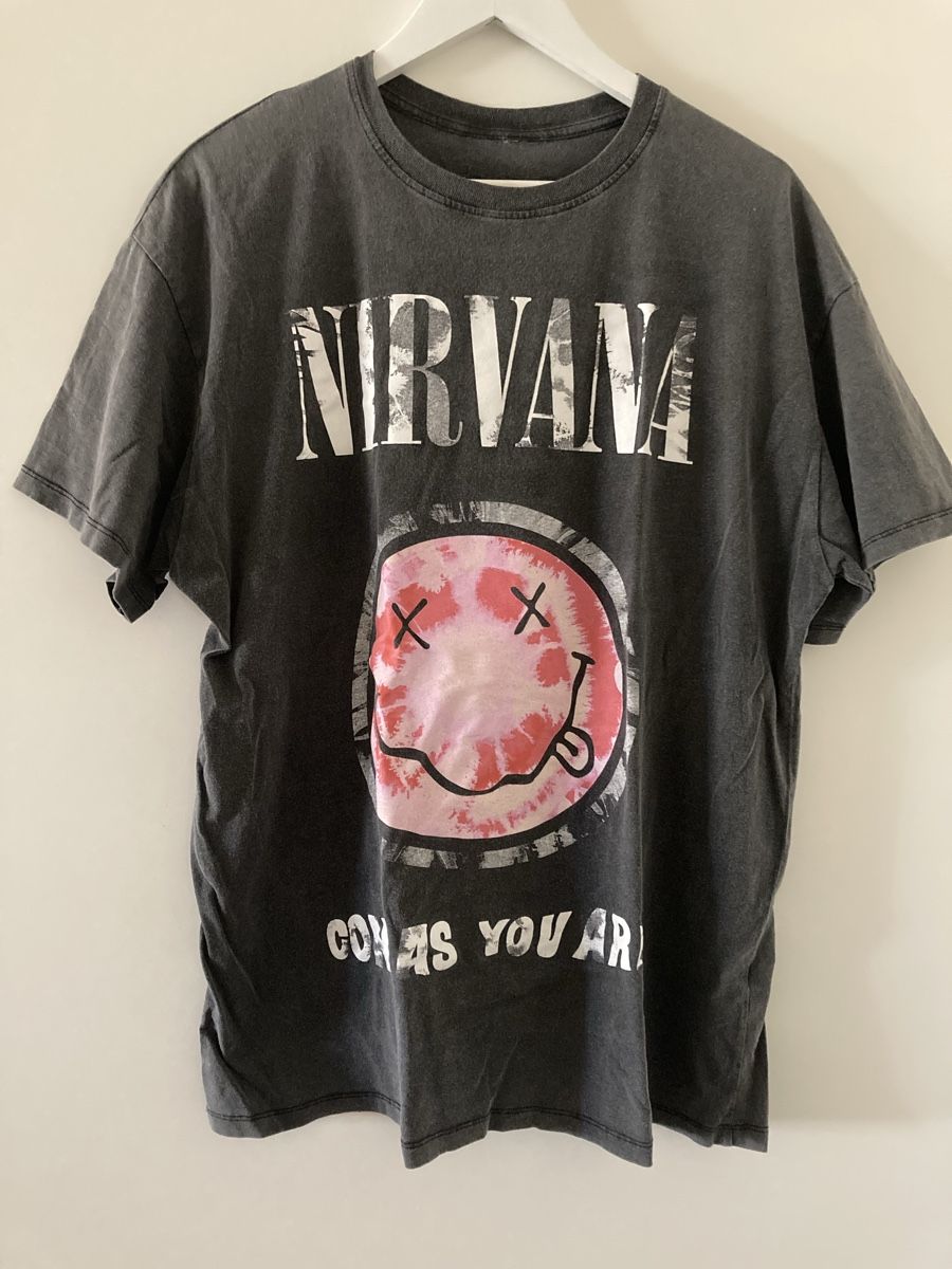 H&M T-shirt: Nirvana T-Shirt Nevermind Motiv Grösse XL – Usato da Zürich venduto da Timbera