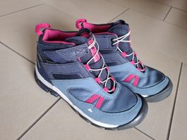 Wanderschuhe Quechua Crossrock blau pink sehr guter Zustand