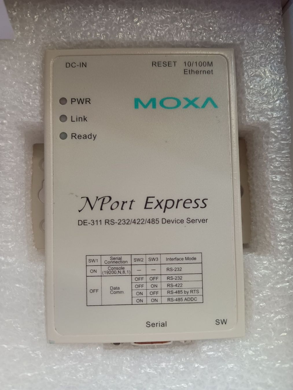 Server: MOXA NPort Express DE-311 RS-232/422/485 Device Server – Defekt aus Döttingen von Schlei 1