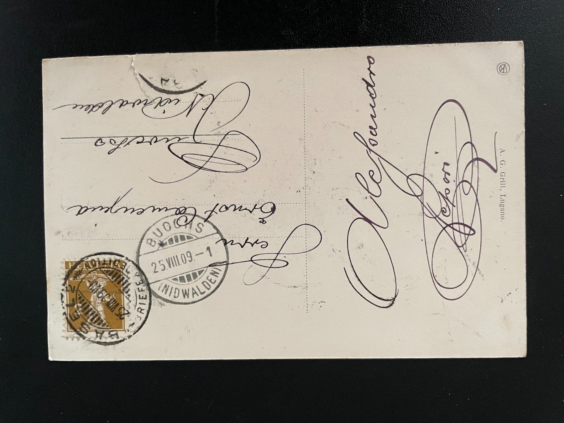 Cartoline postali: AK TI Tesserete e Campestro (bei Lugano) – Usato da Thal venduto da Danny82 1