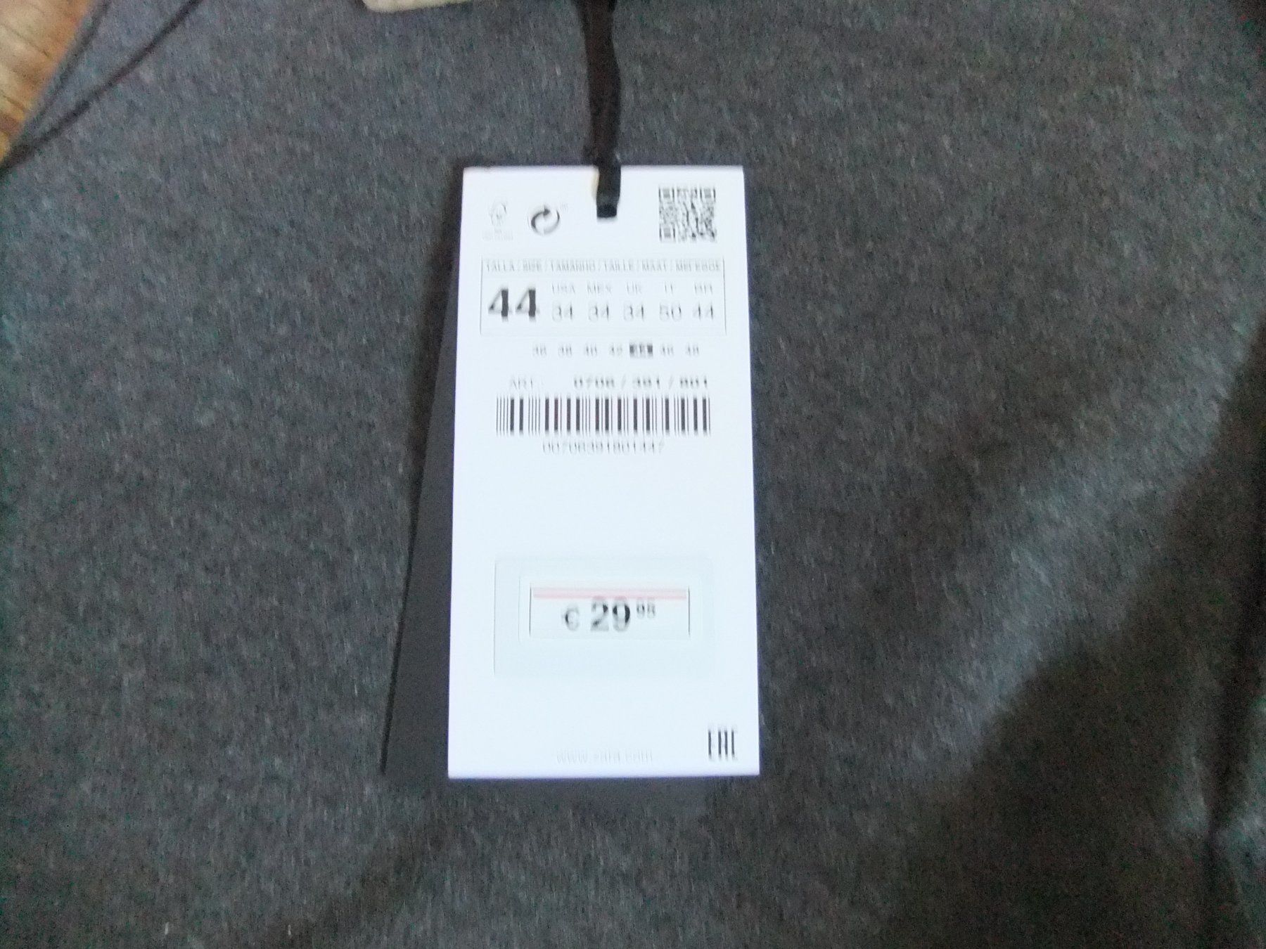 Zara Hosen: 2 schöne Stoffhosen Grau Gr. 44 – Neu (gemäss Beschreibung) aus Schleitheim von cabrio58 2