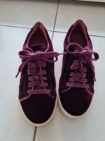 Baskets velours bordeaux Claudie Pierlot T36