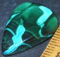 Cabochon L-1509 – Azurit Malachit – 21x15mm
