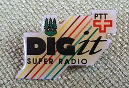 A492 - Pin PTT DIGit Super Radio - Olten