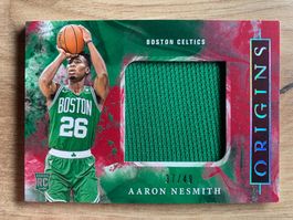 NBA Aaron Nesmith RC LIMITED 37/49 PATCH Origins 20/21 🔥