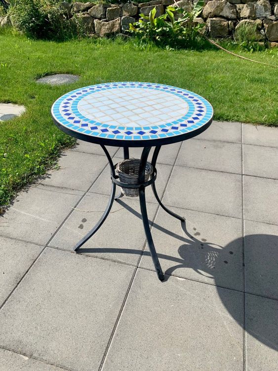 Gartentisch Rund Mosaik Wetterfest Kaufen auf Ricardo