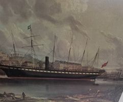 Kunstdruck SS Great Britain J. Walter um 1847