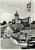 SCHAFFHAUSEN mit Lastwagen und Auto