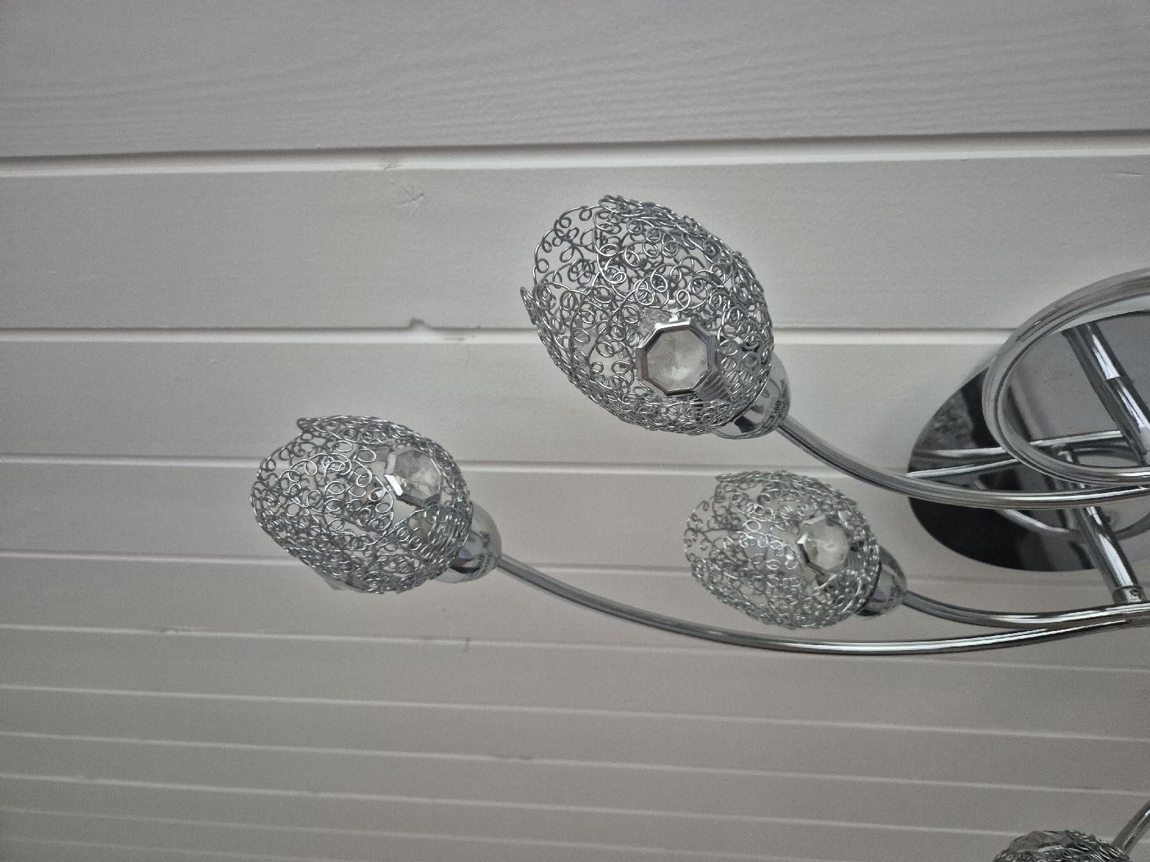 Lustres & lampes de plafonds: Moderne Deckenlampe Silber – D'occasion à Neftenbach par pnp_p22x 3