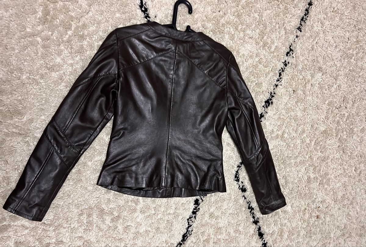 Jacken: Lederjacke Gr. S, braun,100% Lammleder – Gebraucht aus Bennau von Kristina12345 5