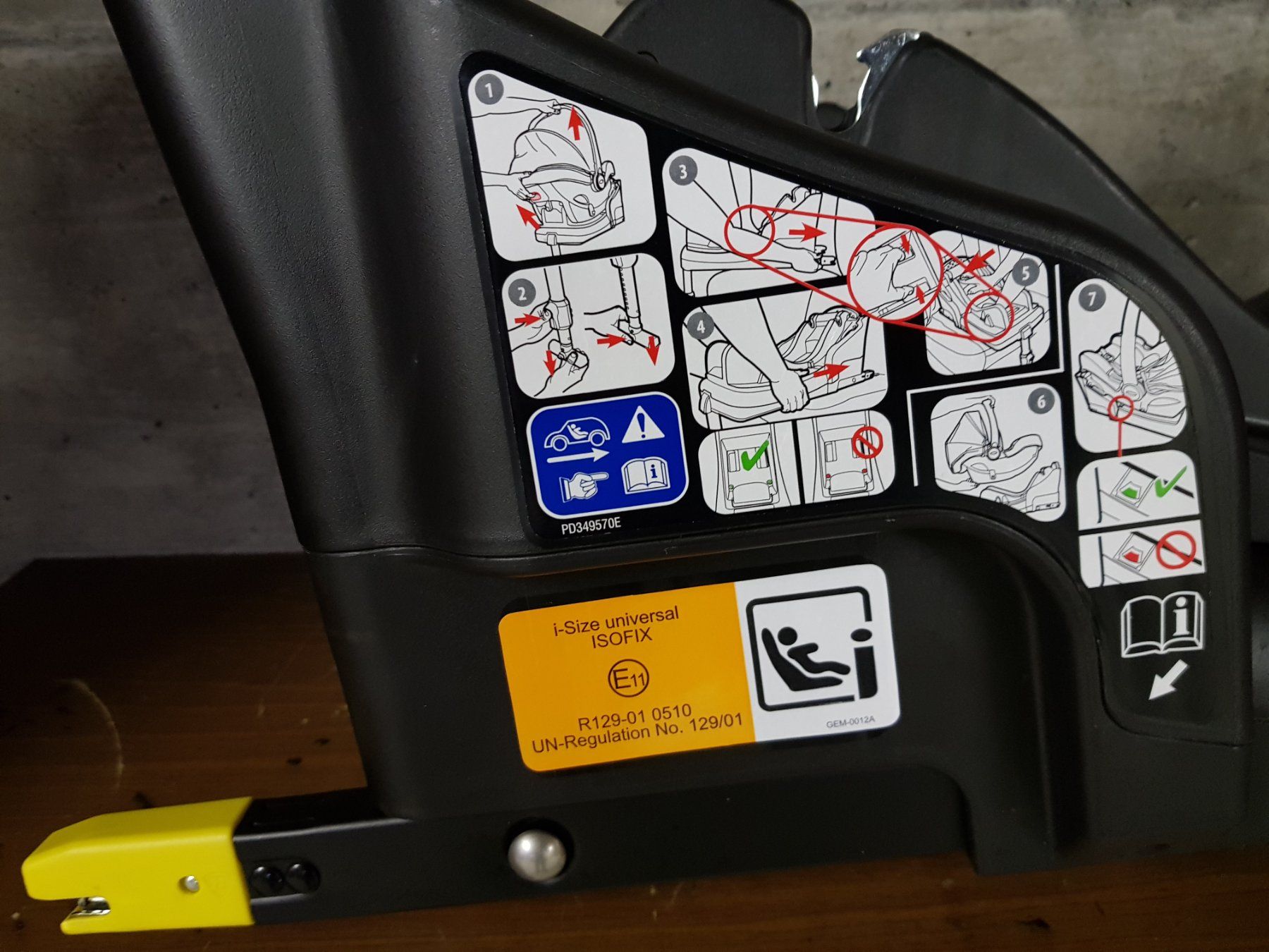 Seggiolini per auto: Kindersitz Babyschale inkl. Basisstation Isofix – Nuovo (secondo la descrizione) da Matten b. Interlaken venduto da Gea 4