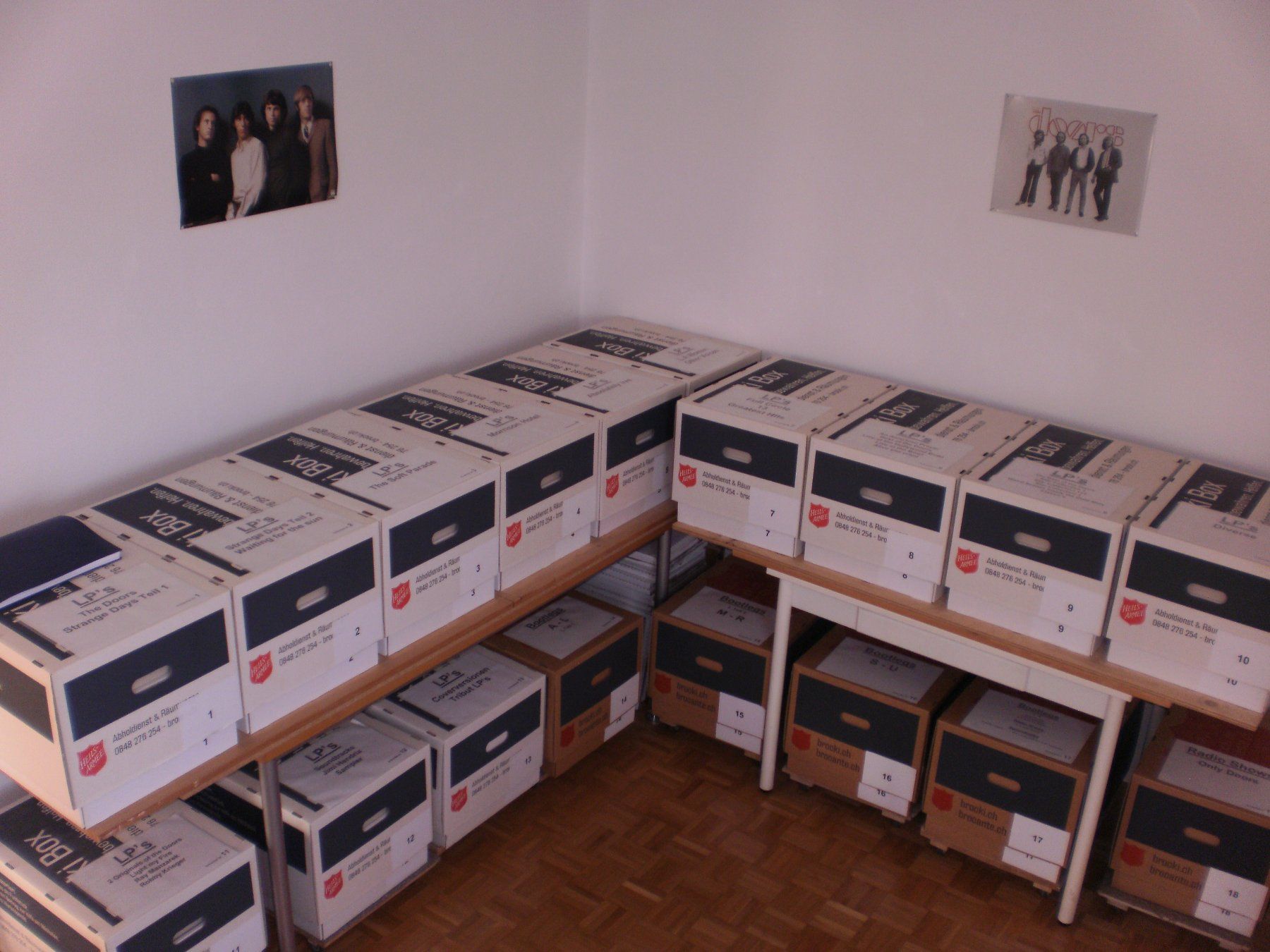 Dischi in vinile: The Doors Vinyl Sammlung 1500 LP's – Usato da St.Gallen venduto da dergilb65