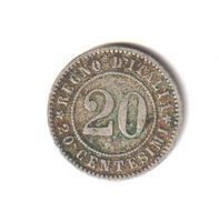 20 Centesimi 1894  Regno d'italia