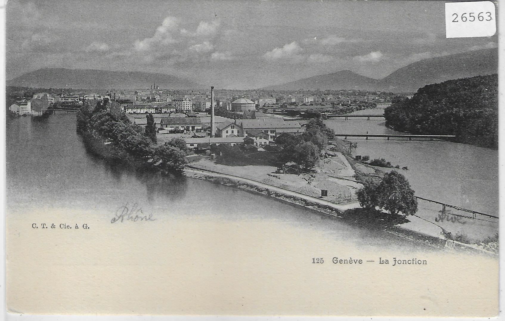 Cartes postales: Geneve - La Jonction – D'occasion à Ettingen par Kartenplanet