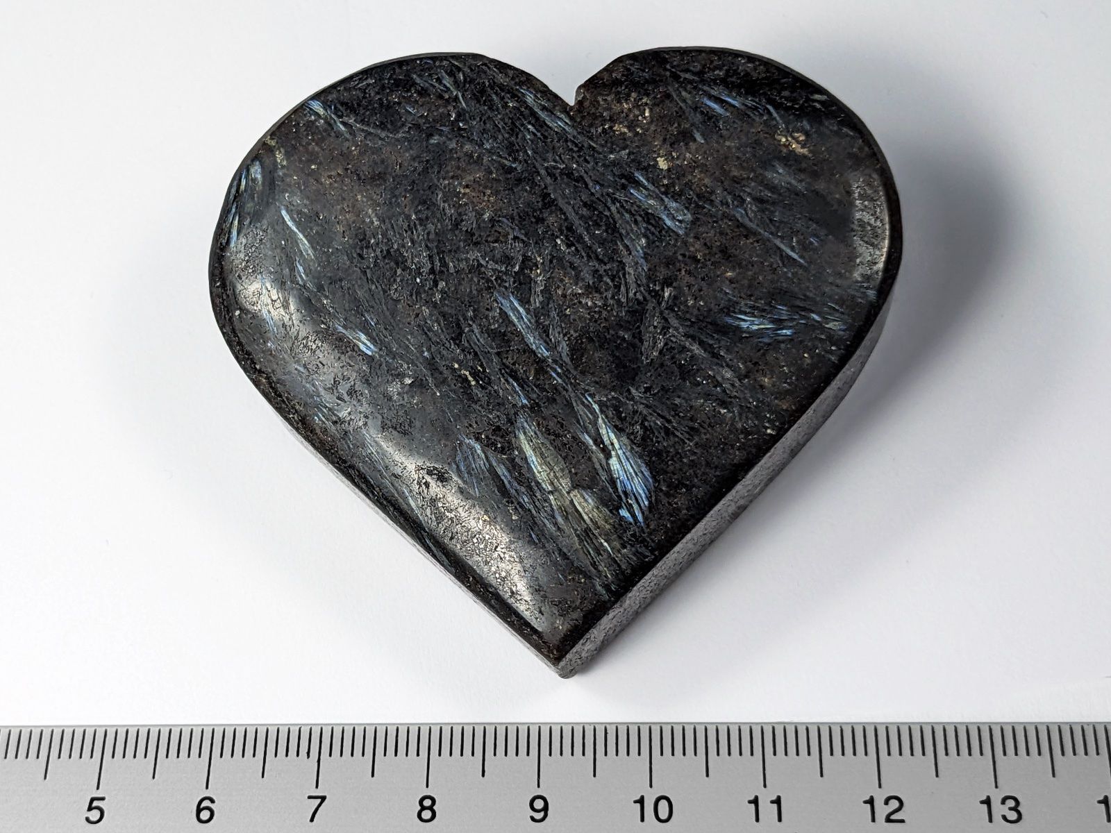 Minerali & Pietre curative: Astrophyllit Herz 64mm 115 Gramm – Nuovo e nell'imballaggio originale da Meilen venduto da StoneGarden 1