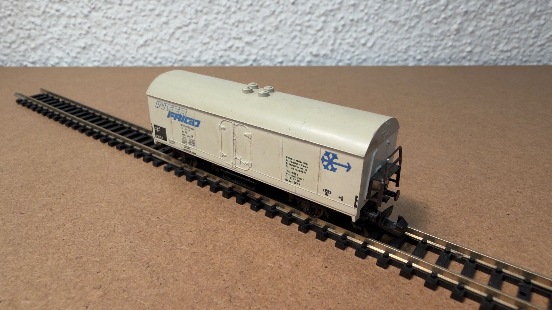 Fleischmann Modellini di ferrovie: Fleischmann Inter Frigo Güterwagen Spur N – Usato da Schlieren venduto da rat_lq6b 2