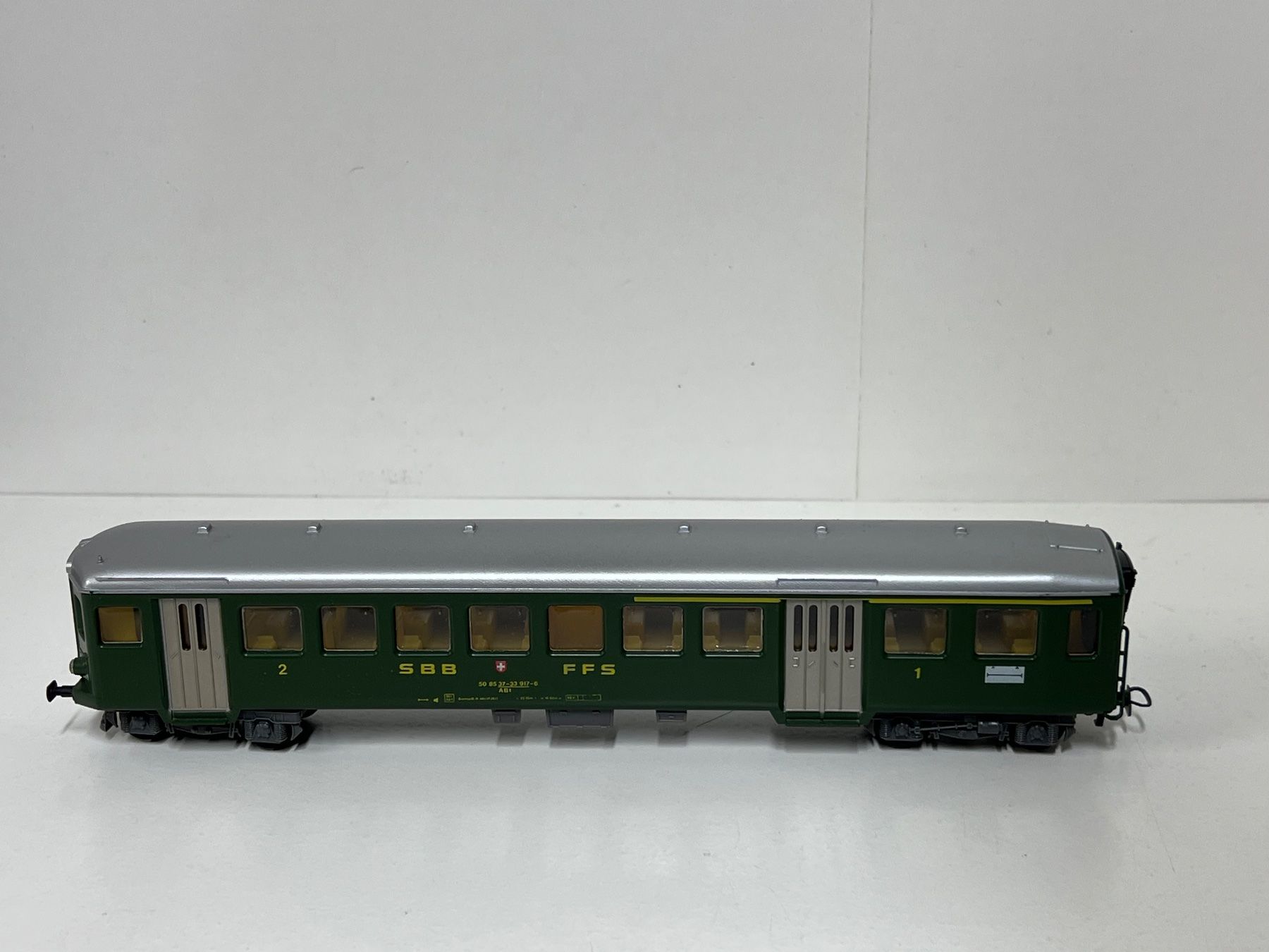 Kleinbahn Modellini di ferrovie: KLEINBAHN Steuerwagen  SBB H0 DC – Usato da Neuenhof venduto da ludovicco 2