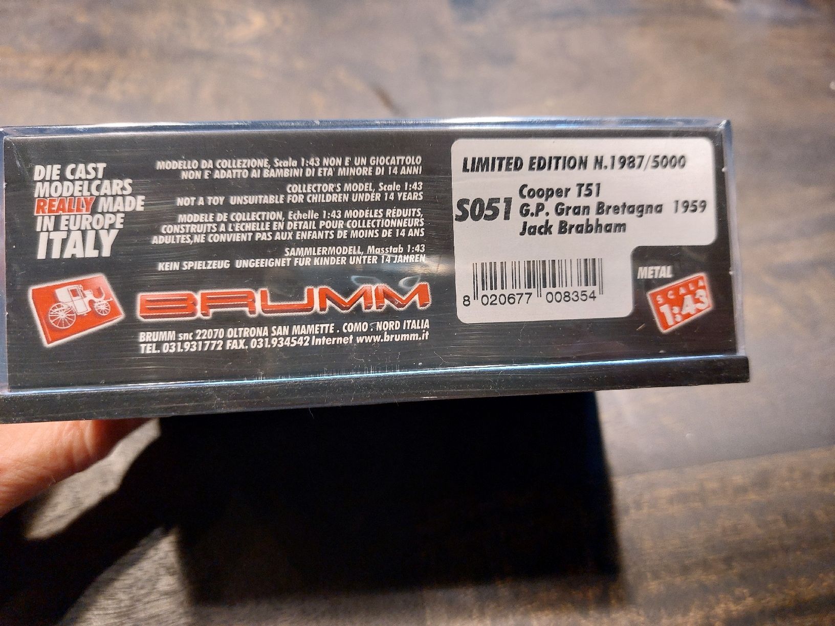 Brumm Modellautos: Brumm limited Edition Cooper T51 Jack Braham – Neu und originalverpackt aus Effretikon von swobdo 4
