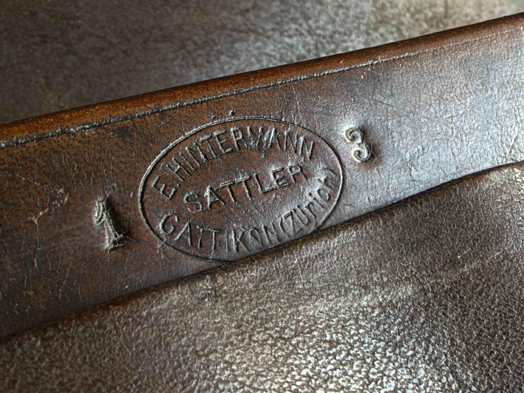 Sacs: Ledertasche antik Sattler E. Hintermann, 1913? – D'occasion à Urdorf par fant0mas 2