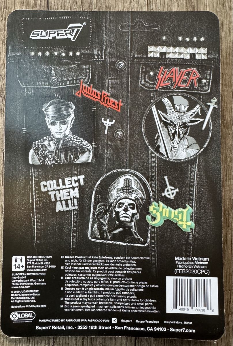 Statuette: Judas Priest Rob Halford Reaction figurine – Nuovo e nell'imballaggio originale da Châtillon JU venduto da swisshashashin 1