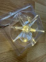LED Leuchtstern "Xmas" 10cm, Batterie, Timer