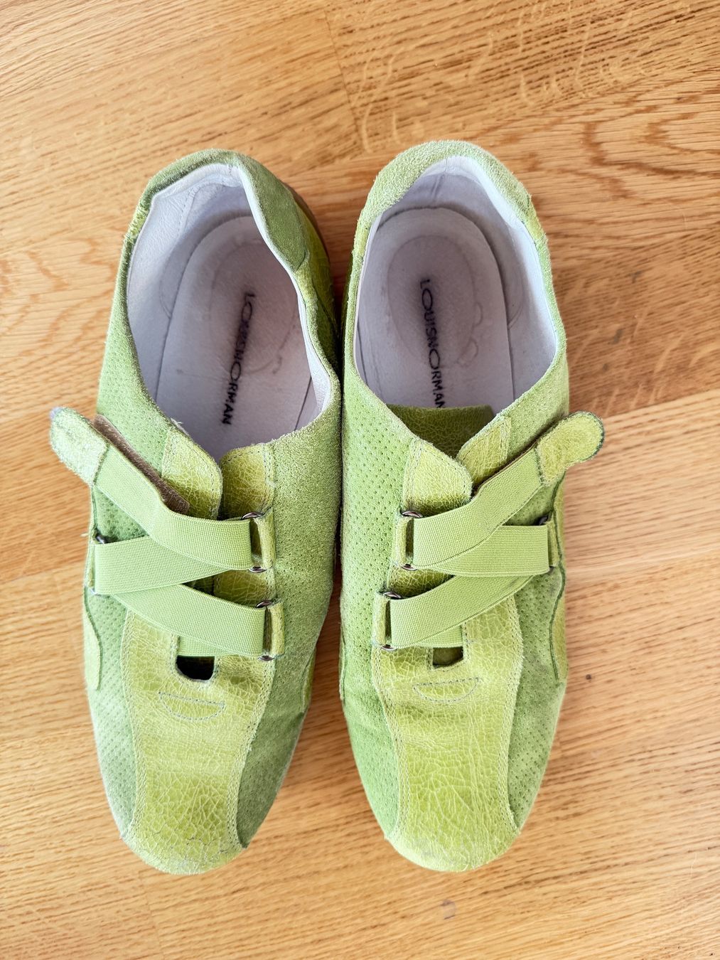 Scarpe da donna: Damenschuh Gr. 41 Neugrün Leder – Usato da Teufen AR venduto da Maleaa 1