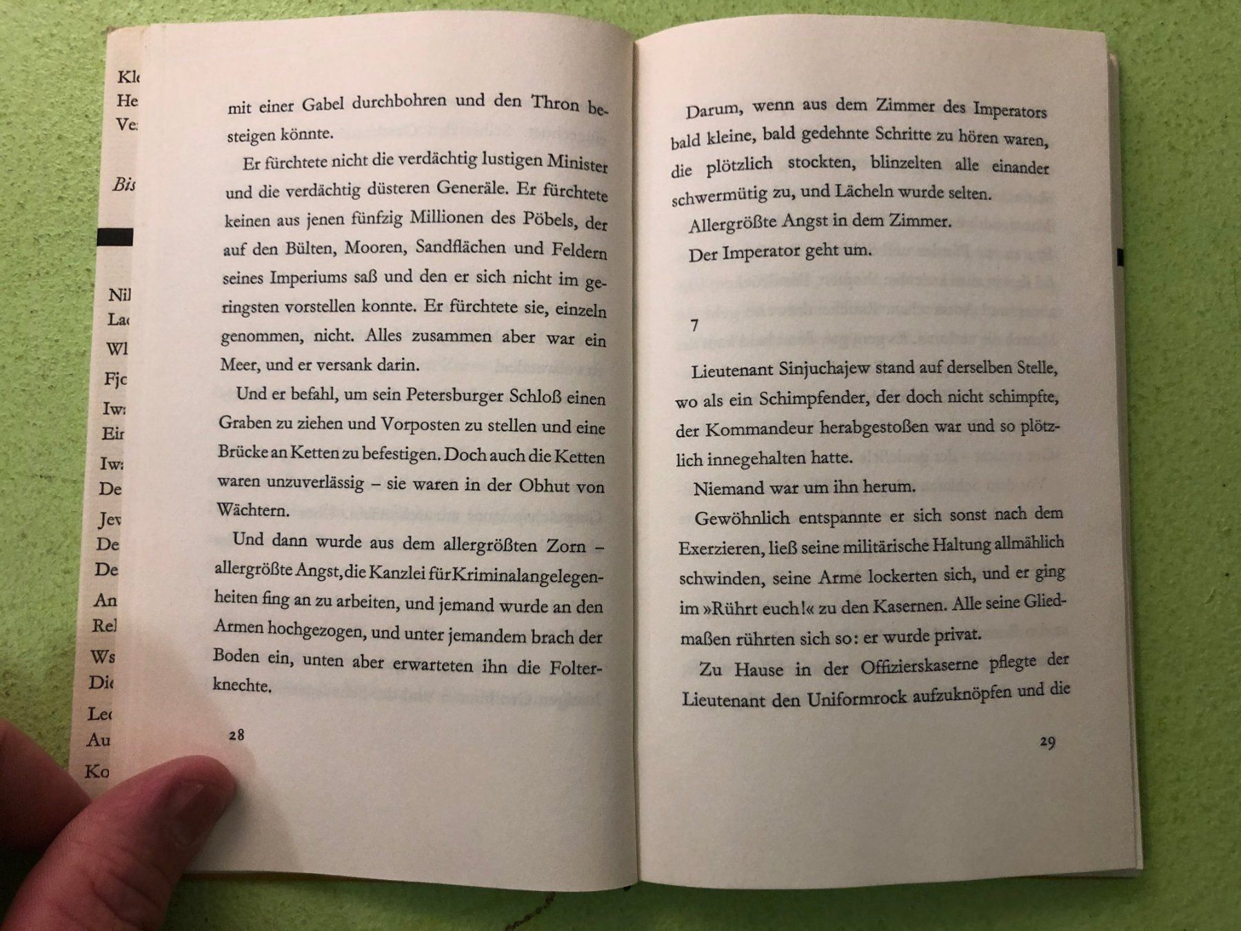Libri: Juri Tynjanow: Secondlieutnant Sjedoch. – Usato da Zürich venduto da allp 5