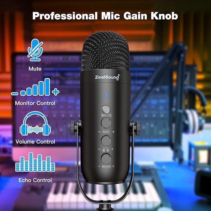 Microfoni: Neu Professionelles USB-Kondensatormikrofon mit Schwenkarm – Nuovo (secondo la descrizione) da Glattbrugg venduto da ann_hy2y 3