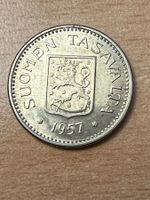 Silber Finnland 100 Markkaa Münze von 1957 – Selten Suomi