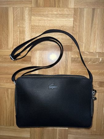 Lacoste Men's Crossbody Bag - Black, Spring Style! NEW!