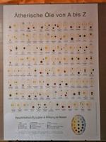 "Ätherische Öle von A bis Z" Florentia Poster mit Rahmen