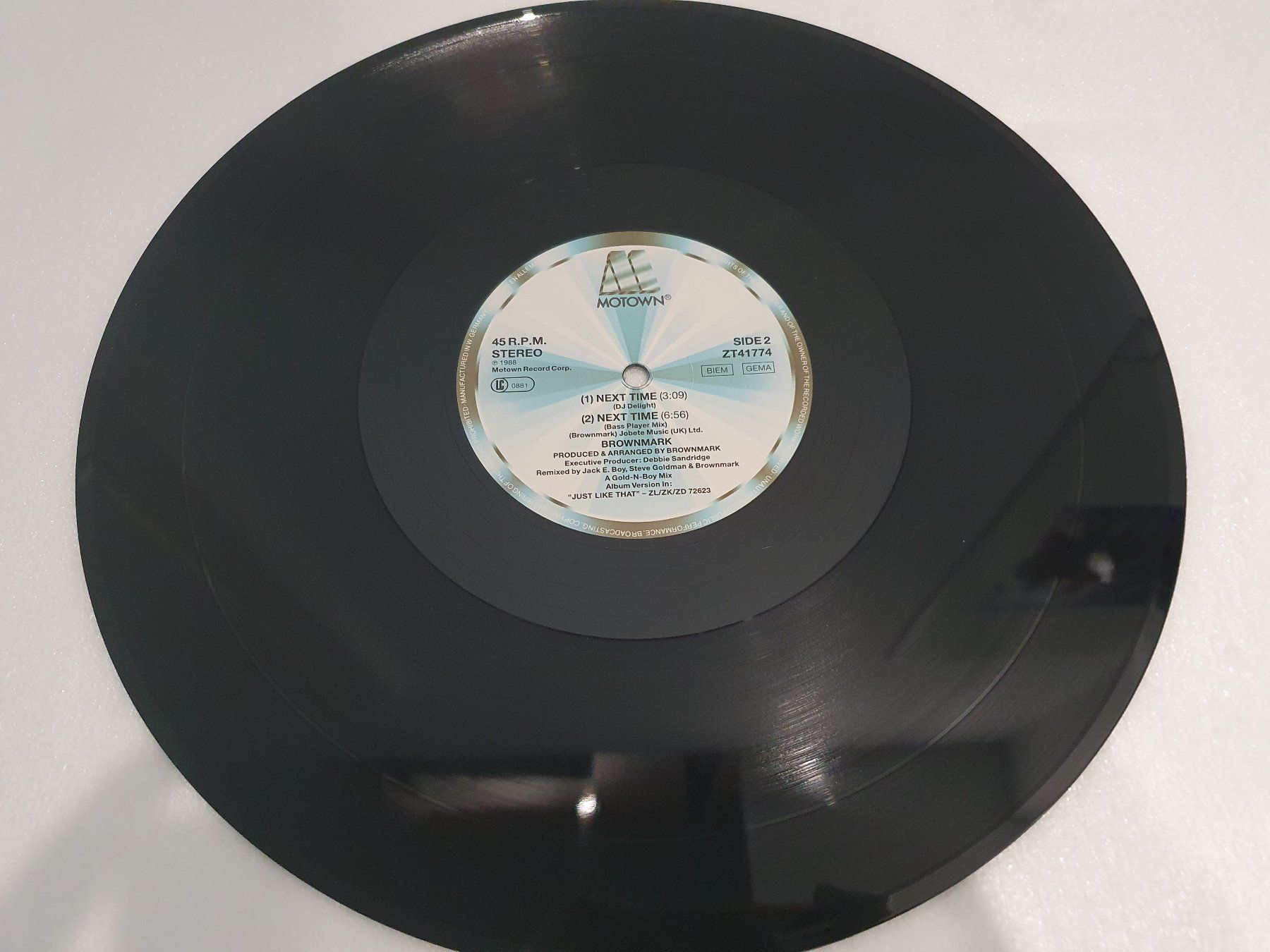 Dischi in vinile: Brownmark – Next Time – Usato da Uster venduto da Vinyl-Leidenschaft 6
