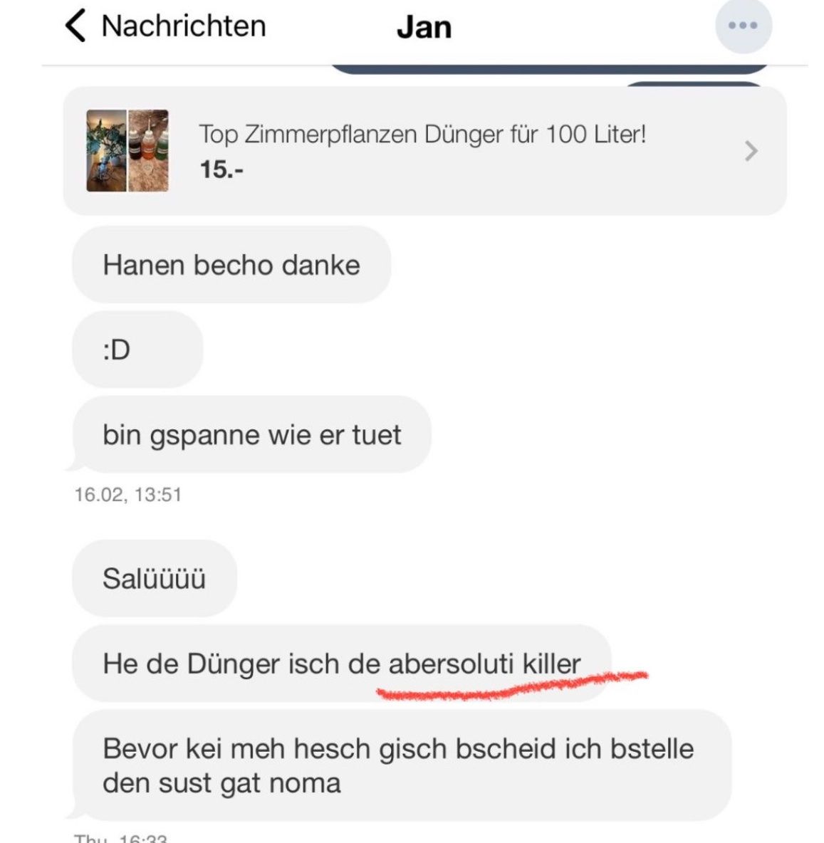 Pflanzen & Samen: Extrem guter Profidünger für alle Zimmerpflanzen – Neu und originalverpackt aus Wattwil von Mikesplantshop 2